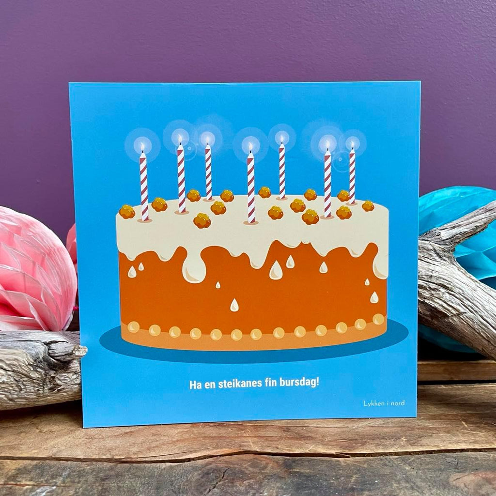 Postkort - kake
