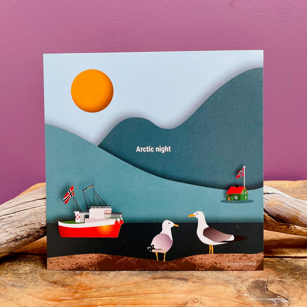 Postkort - Arctic night