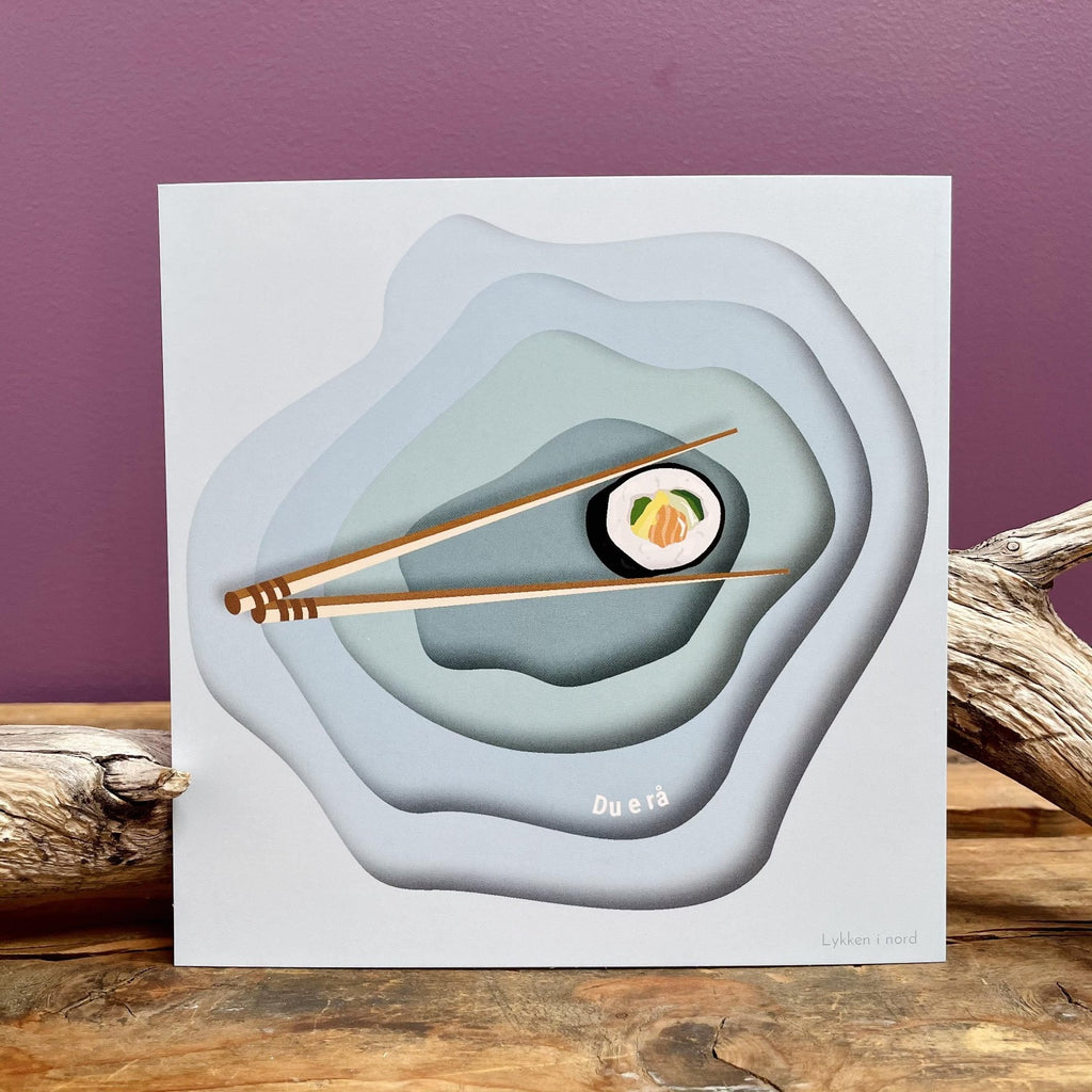 Postkort - Sushi