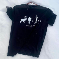 T-skjorte - nordnorsk rebus - rein mannskit