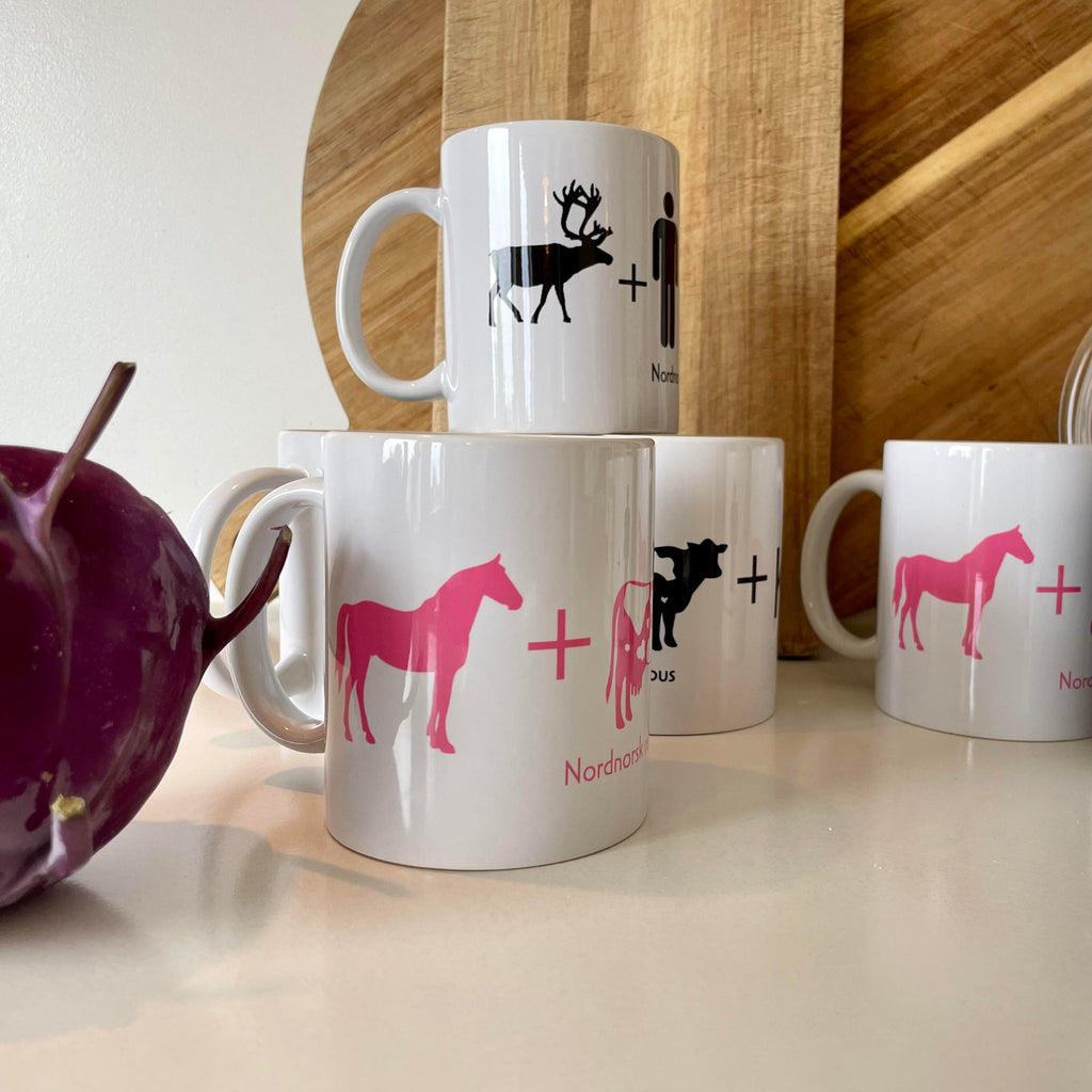 Hestkuk-kopp rosa