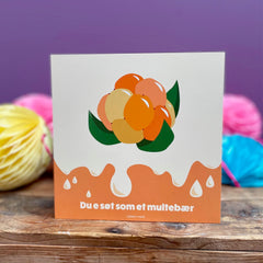 Postkort - Multebær